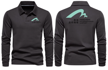 HK AIRPORT LONG SLEEVE POLO